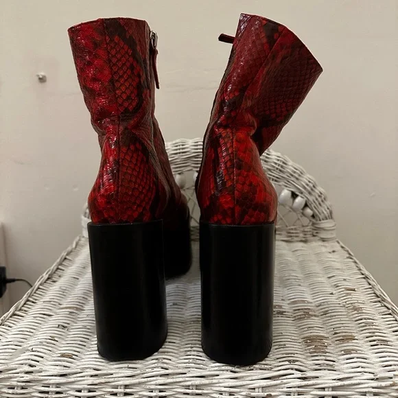 Simon Miller High Raid Red Tango 110mm platform Boots 🔥🔥🔥🔥🔥🔥🔥🔥 - Picture 3 of 7